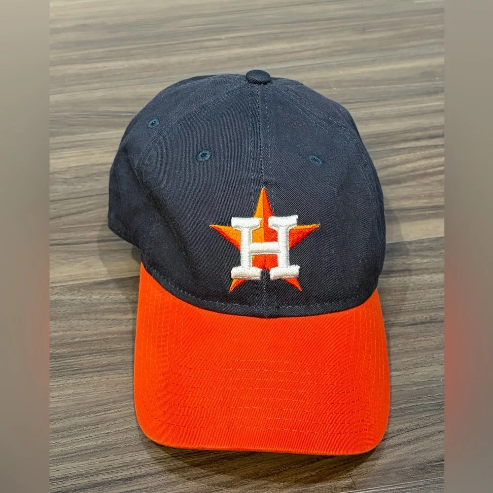 New Era 9Twenty MLB Houston Astros Hat One Size Orange Bill